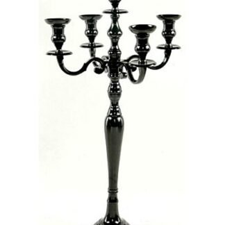 Candelabra Tabletop - 5 Arm - Black