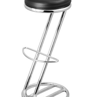 Chrome Z Stool - Black