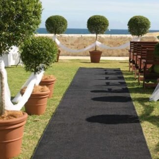 Carpet Hire 6m - Black Charcoal