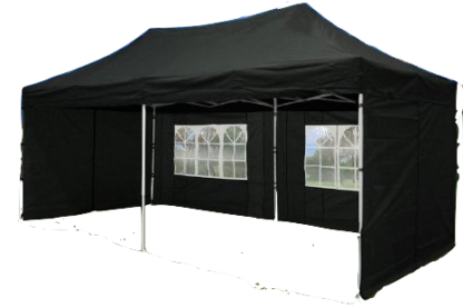 Gazebo 6m x 3m - Black