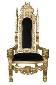 Gold Throne Chair