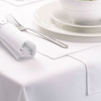 Table Linen Cloth 90" x 90" - White
