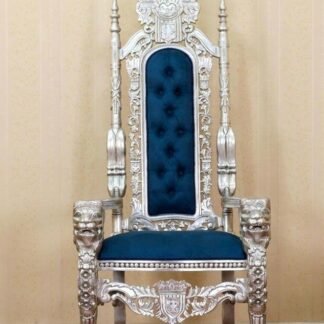 Silver Throne Chair