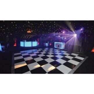 Dance Floor - Black and White  (20ft x 20ft)