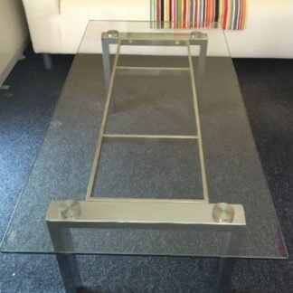 Coffee Table - Glass and Chrome