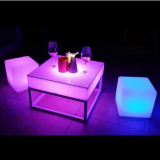 LED Square Coffee Table