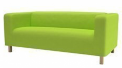 Classic Sofa - Lime Green