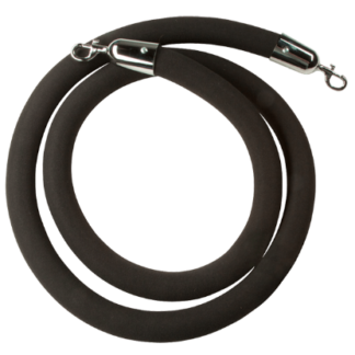 Rope 1.5m - Black Velour