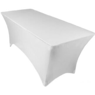Trestle Table Spandex - 6ft - White